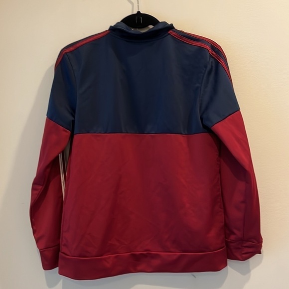 ADIDAS boys wind breaker.  Zip up. Size large (14-16) - Picture 7 of 10